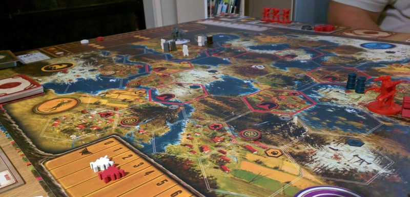 The game board.